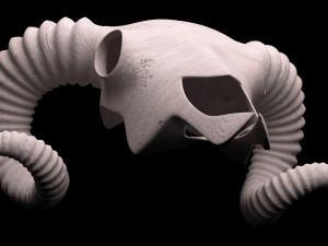 Ram Skull 3D Model