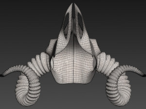 Ram Skull 3D Model