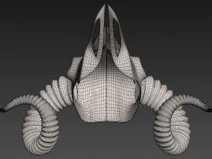 Ram Skull 3D Model