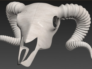 Ram Skull 3D Model