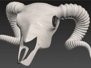 Ram Skull 3D Model