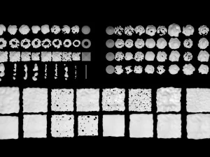 100 Snow - Ice Surfaces Pack 3D Model