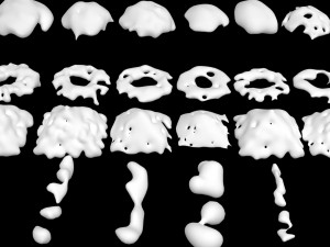100 Snow - Ice Surfaces Pack Model 3D