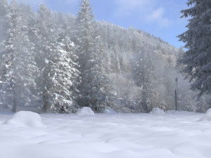 100 Snow - Ice Surfaces Pack Model 3D