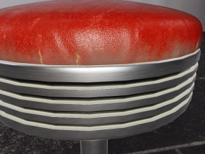 Retro Bar Stool Modelo 3D