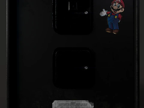 Retro Arcade Game Machine 3D Model