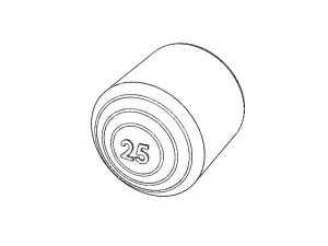 Chair Leg Cap 3D Model