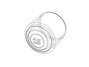Chair Leg Cap 3D Model