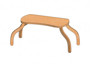 Кровать Стол 3D Модель