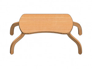 Bed Table 3D Модель
