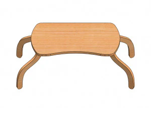 Bed Table 3D Model