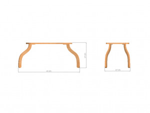 Bed Table 3D Модель