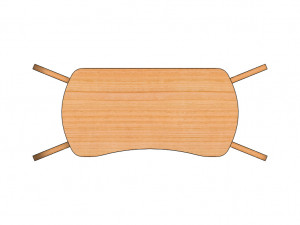 Bed Table 3D Модель