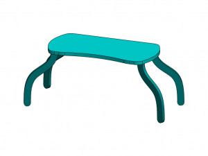 Bed Table 3D Модель