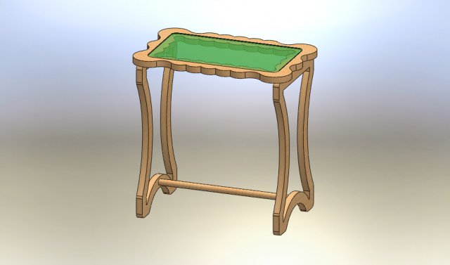Coffee Table 3D Model .c4d .max .obj .3ds .fbx .stl .blend 