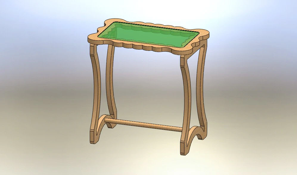 Coffee Table 3D Model .c4d .max .obj .3ds .fbx .stl .blend 