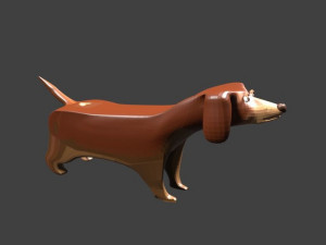 Dachshund 3D 모델