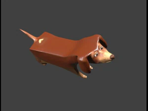 Dachshund 3D Model