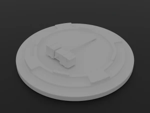 Figurine Dwarven battle hammer 3D Model