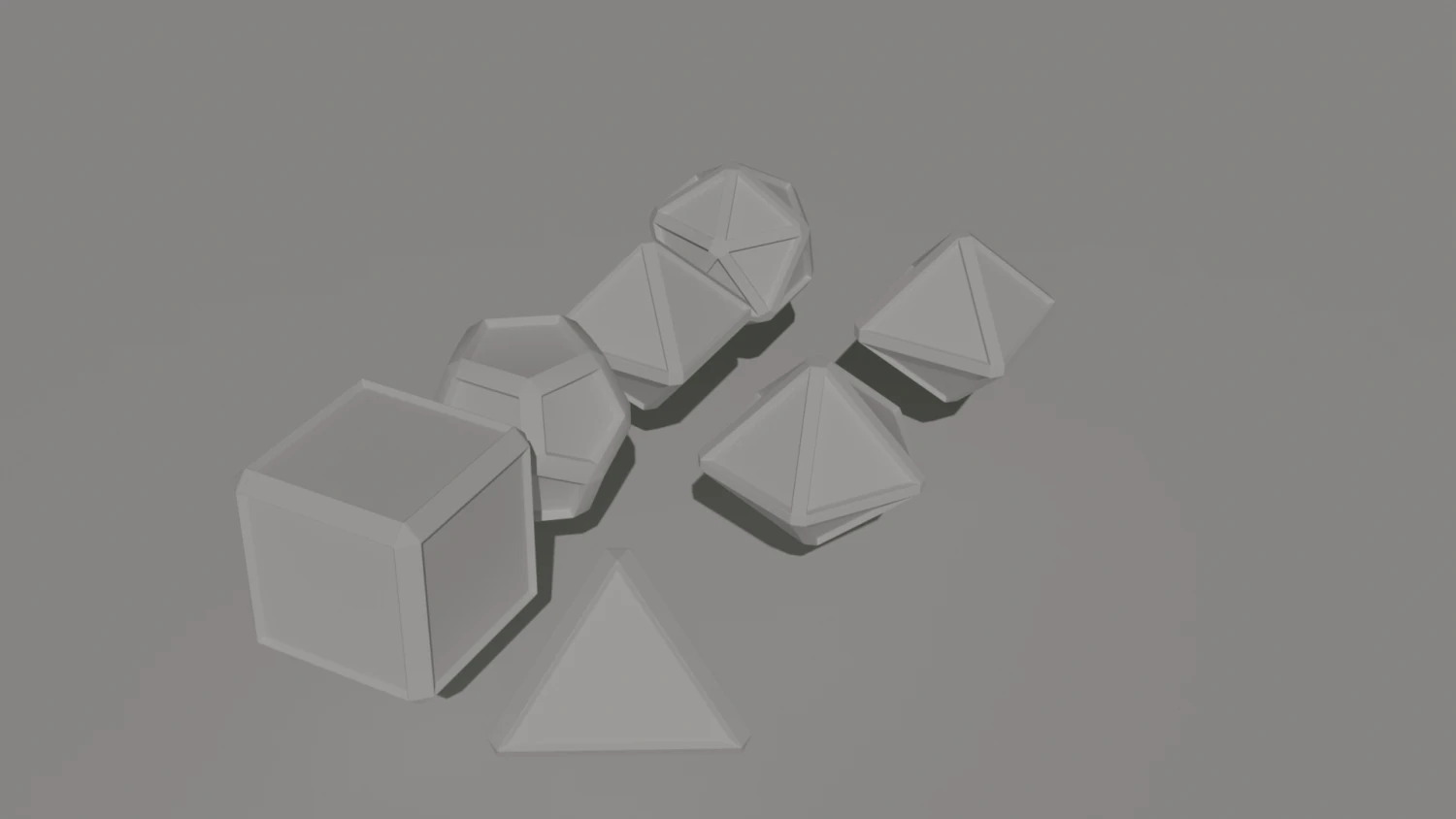 Dice for playing dnd 3D Print Model .c4d .max .obj .3ds .fbx .stl .blend 