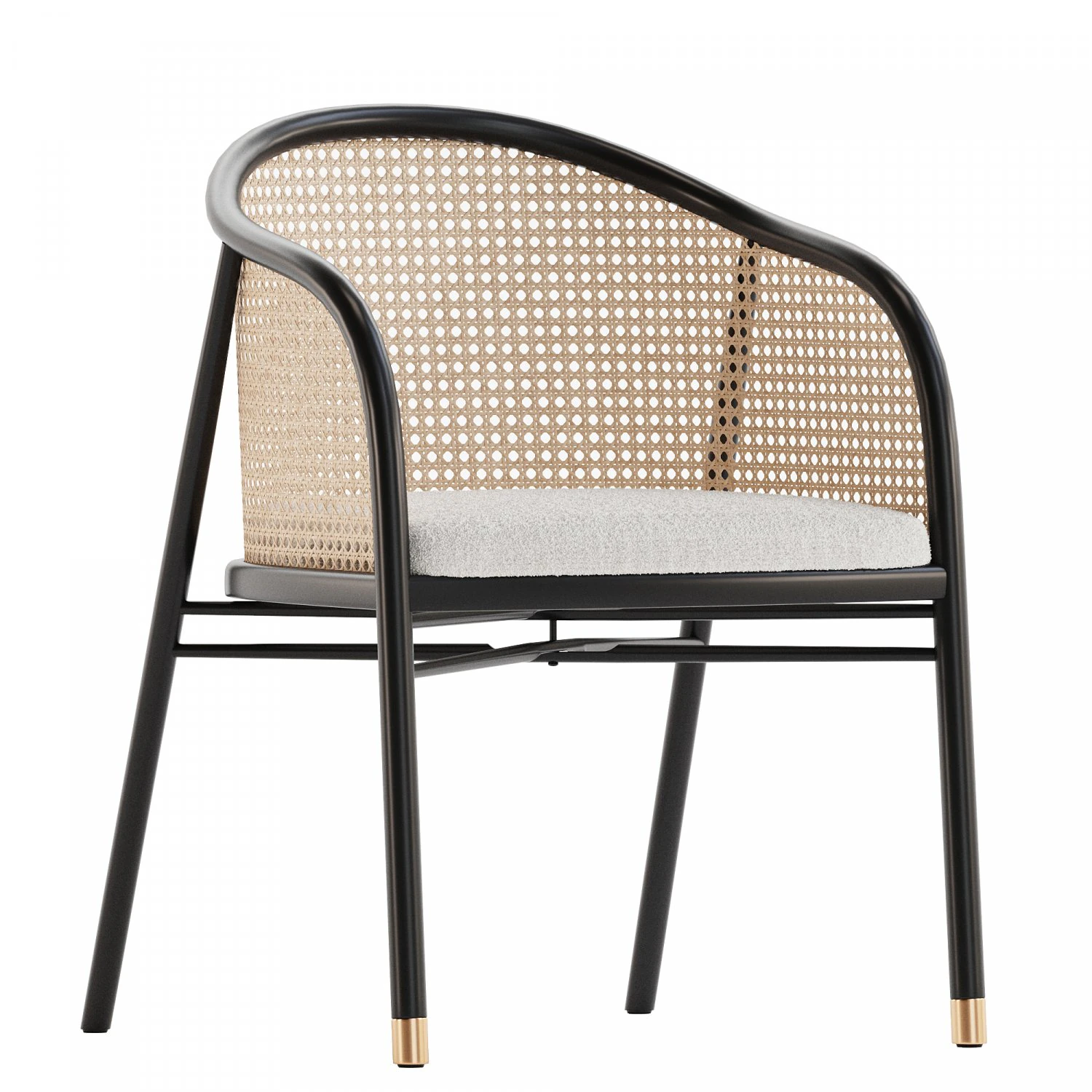 AVE Fauteuil Jaune Cavallo 3D Model .c4d .max .obj .3ds .fbx .stl .blend