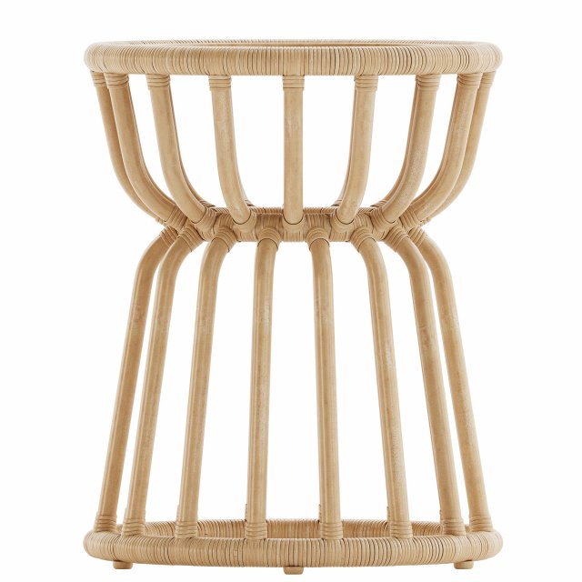 Kids Rattan Nightstand 3D Model .c4d .max .obj .3ds .fbx .stl .blend 