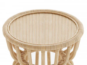 Kids Rattan Nightstand 3D Model
