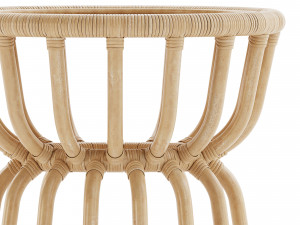 Kids Rattan Nightstand 3D Model
