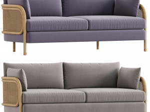 Heatherfield Two Cushion Sofa 3D Модель
