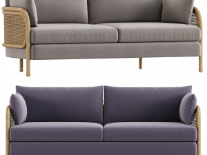 Heatherfield Two Cushion Sofa 3D Model