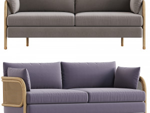 Heatherfield Two Cushion Sofa 3D Model