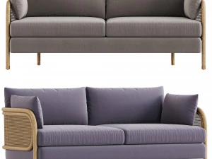 Heatherfield Two Cushion Sofa 3D Model