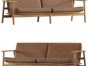 Kettal Riva Seater Sofa 3D Модель