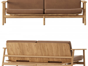 Kettal Riva Seater Sofa 3D Model