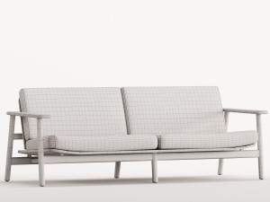 Kettal Riva Seater Sofa 3D Model