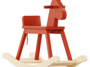 Orange Red Rocking 3D Model