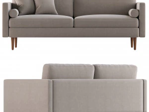 Modern Monroe Sofa 3D Model