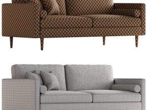 Modern Monroe Sofa 3D Model