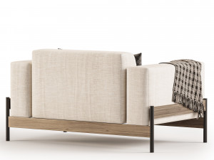 BOWIE ARMCHAIR Modèle 3D