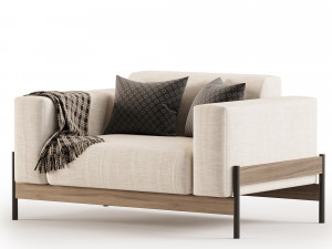 BOWIE ARMCHAIR Modèle 3D