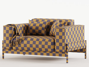 BOWIE ARMCHAIR Modèle 3D