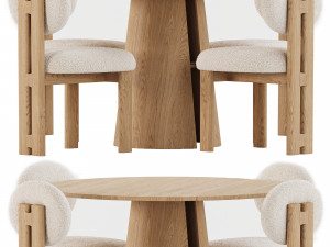 Dining set 06 3D Модель