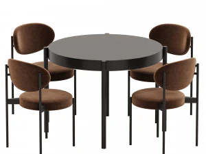 Dinning Set 07 3D Model