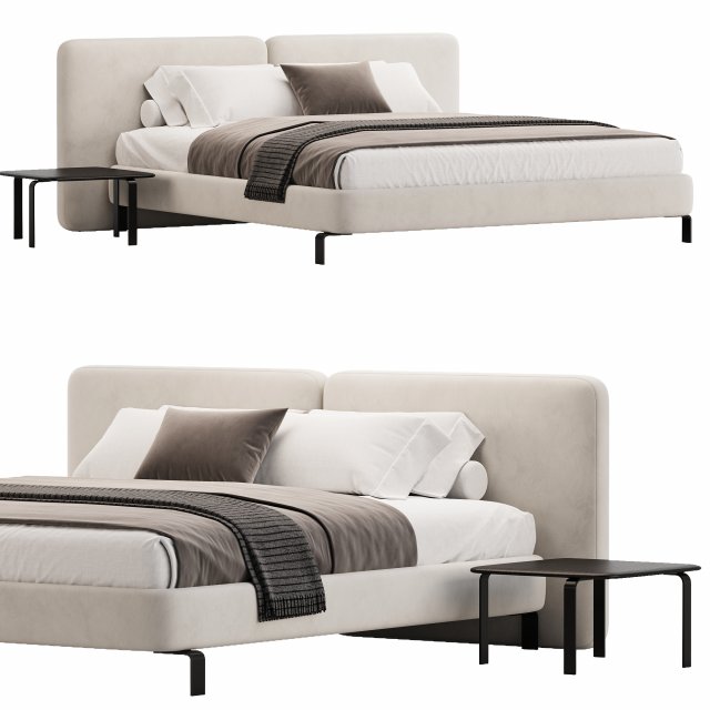 Tatlin Cover bed Model 3D .c4d .max .obj .3ds .fbx .stl .blend