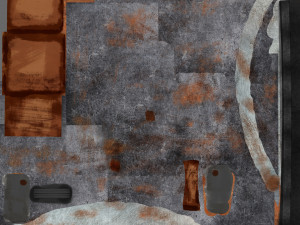 Old Wheel Chair 3D Model