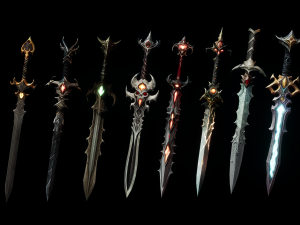 Epic swords mega pack Modello 3D