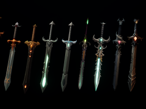 Epic swords mega pack Modello 3D