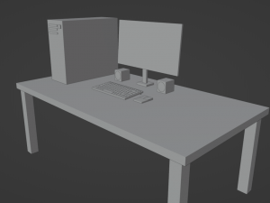 Simple desktop 3D 模型