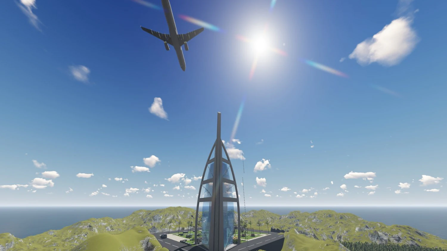 Burj el arab 3D Model .c4d .max .obj .3ds .fbx .stl .blend