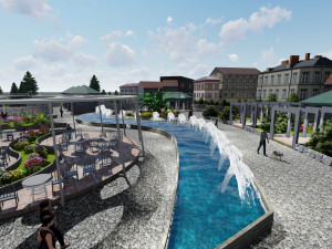 Public space Modello 3D